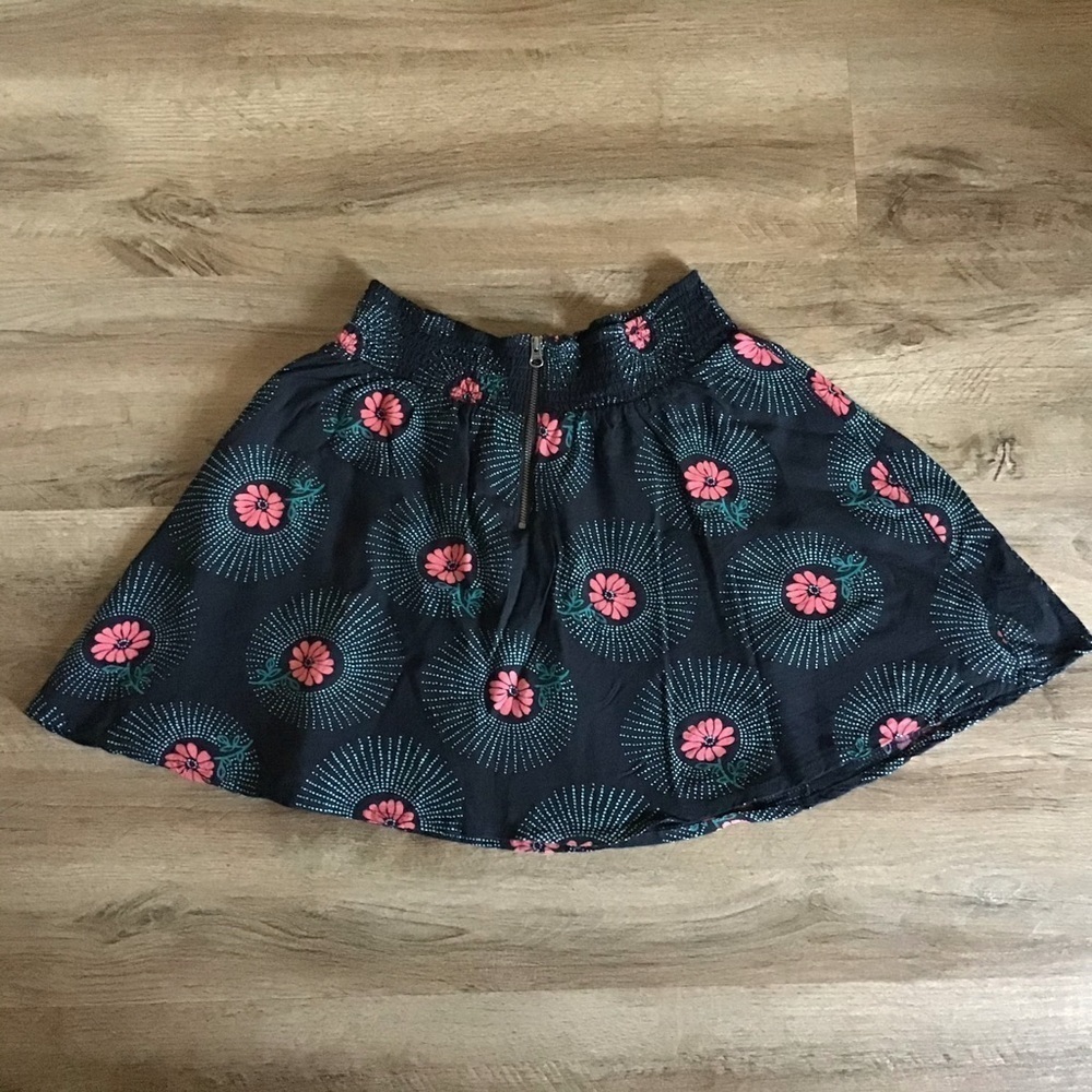 IVY & Moon Skirt Floral Boho Black Red Girls Size 12 - Picture 2 of 7
